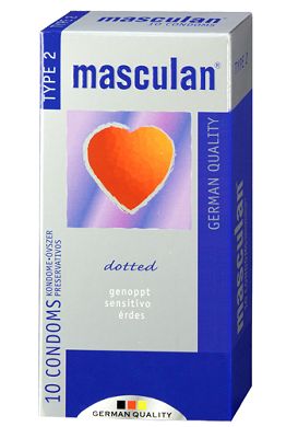 Masculan Kondome Typ2 - genoppt 10 Stk.