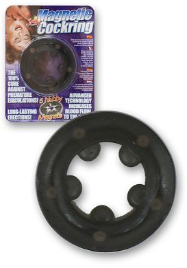 MAGNETIC JELLY COCKRING, BLACK