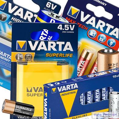 40x Varta AA AAA AAAA 9V Maxtech Industrial HighEnergy Micro Mignon Batterie