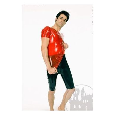 Latex T-Shirt mit RV, getaucht