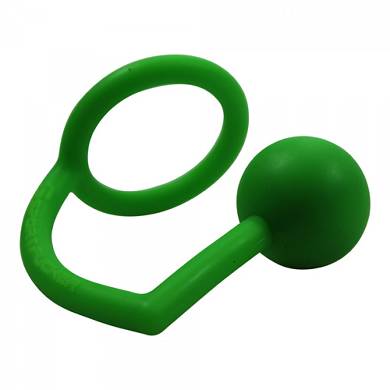 Penisring mit Analplug - in Grn