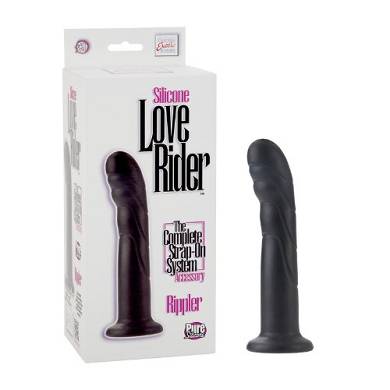 Silicone Love Rider Rippler. Dildo. schwarz