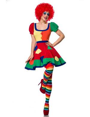 Ses Clown Kostm - Komplettset