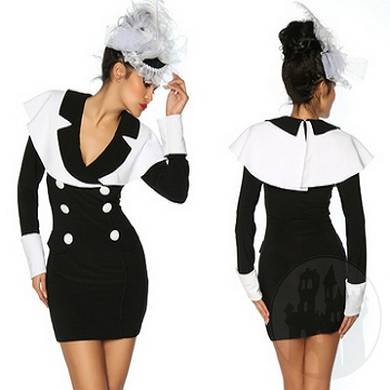 Vintage Marine-Kleid