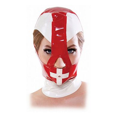 Latex Krankenschwester Maske