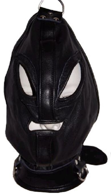 Leder Kopfmaske - HANG ON