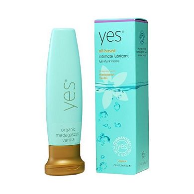 YES Vanille Intimgleitmittel auf Ölbasis. biologisch. 75 ml