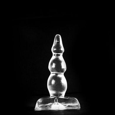 Analplug Kugelrund transparent 10 x 3 cm