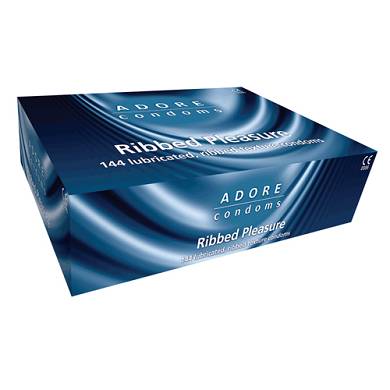 Adore Kondome mit Riffeln 144 Stck