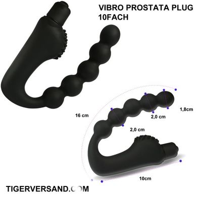 t-Vibe Triplet AnalketteProstate Stimulation 16 x 2 cm
