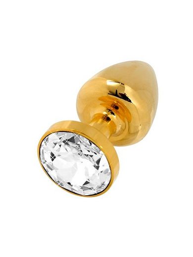 Diogol Buttplug: 24Karat Gold mit Kristall