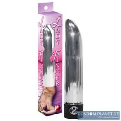 Vibrator Ladyfinger silber