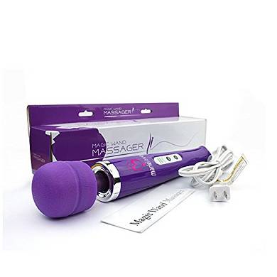 Magic Wand Massagegerät - Vibrator Lila - 10 Stufen – Massagestab mit Kabel