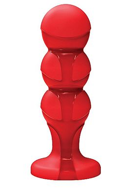 12 x 4,6 cm Plug Doc Johnson Platinum Silicone The Push red