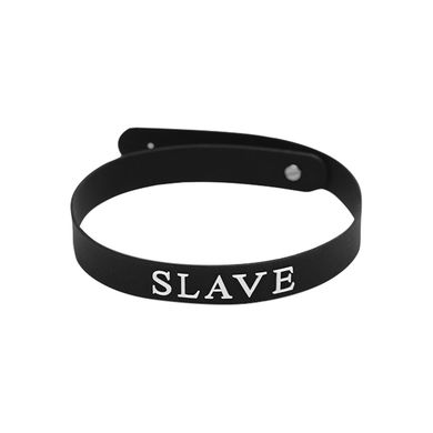 MASTER SERIES Silicone Halsband SLAVE