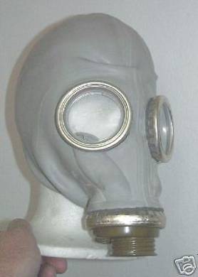 NVA Gasmaske SchM 41M hellgrau ungetragen Gr. 1