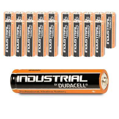 20 x DURACELL AAA Micro Alkaline LR03 Batterie MN2400 1,5V Industrial 20 Stück