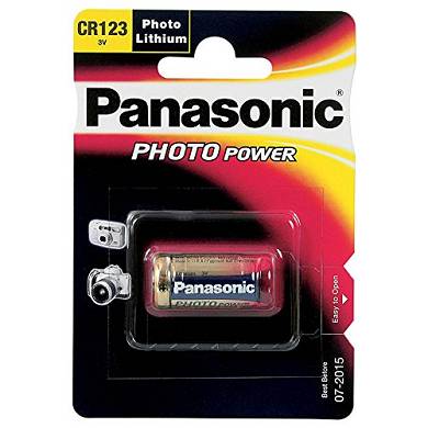 Panasonic Lithium CR123A 3V 1400mAh