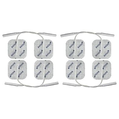 8 Stück selbstklebende Elektroden Pads 40x40mm. wiederverwendbar. Passend zu TENS EMS