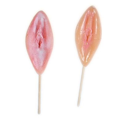 Vagina Lollys 2 Stck - Muschi Lutscher - fr den Junggesellenabschied