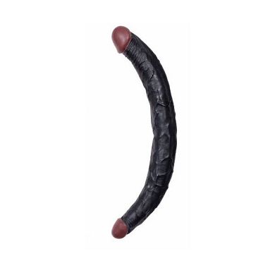 NMC Realistic Double Dong 11 inch - realistischer Doppel Dildo in Penis Form - black/schwa
