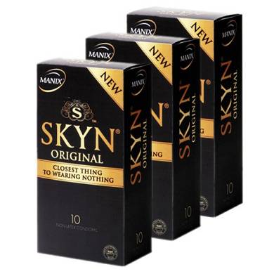 Manix SKYN Original - 10 latexfreie Kondome aus Polyisoprene (3x 10 St.)