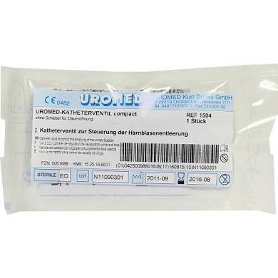 UROMED Katheterventil comp. 1504 Inhalt: 1Stck