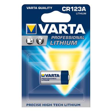 4x CR123A Photo-Batterie Lithium 3V VARTA PROFESSIONAL Foto