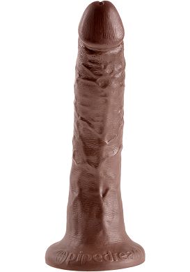 18 x 4 cm Dildo King Cock 7 Inch brown