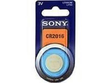 10 x Sony CR 2016 - Batterie Lithium Knopfzelle CR2016 Li 90mAh