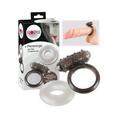 Erostyle Penisring-Set mit Vibration