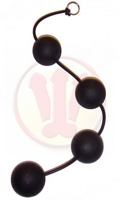 STRING OF PEARLS black S-S-S-S (4 cm)