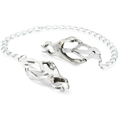 Zenn Japanese Large Clover Clamps with Chain silver