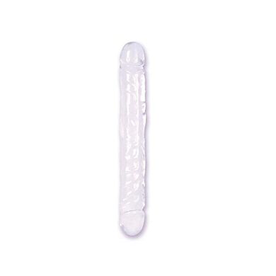 Doc Johnson DOUBLE DONG 12 CLEAR JELLY
