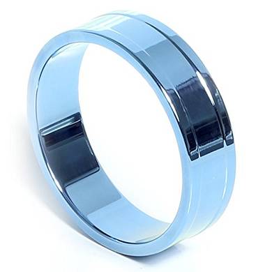 TitanToys - Cockring Classico Lagune aus Titan. Nobel und dominant. 40 mm