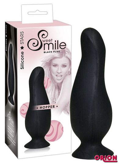Smile Hopper Plug Large Black