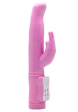 22 x 3 cm Perlenvibrator Shots Toys Rabbit TWO in rosa