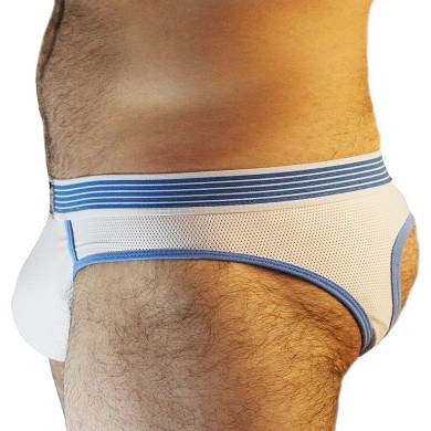 GB2 Roy Jock Brief Underwear White/Blue