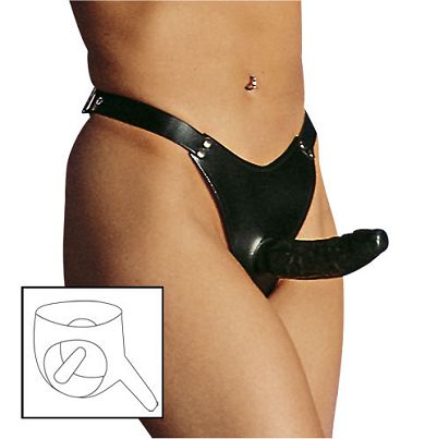 Leder Slip Double-Dick
