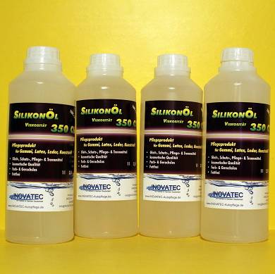 4 Liter Silikonöl 350CS, Latexpflege, Gummipflege, Gleitmittel, Kunststoffpflege