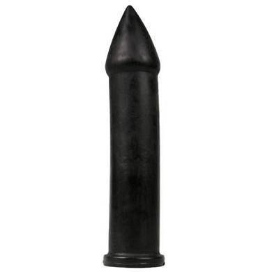 All Black Dildo 24 cm in Schwarz