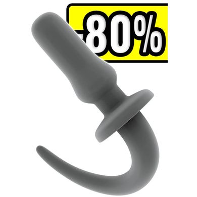 10,2 x 2,6 - 3,4 cm Dogtail Buttplug Sono grey SUPERSALE