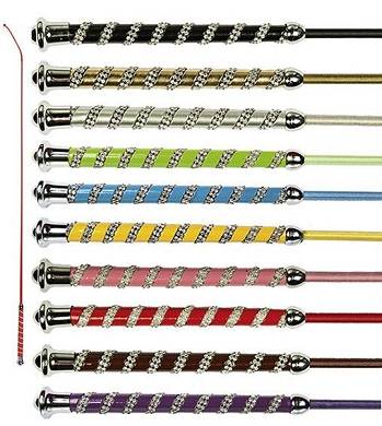 NEU HKM Reitgerte -Lack mit synth. Diamanten- **TOP**