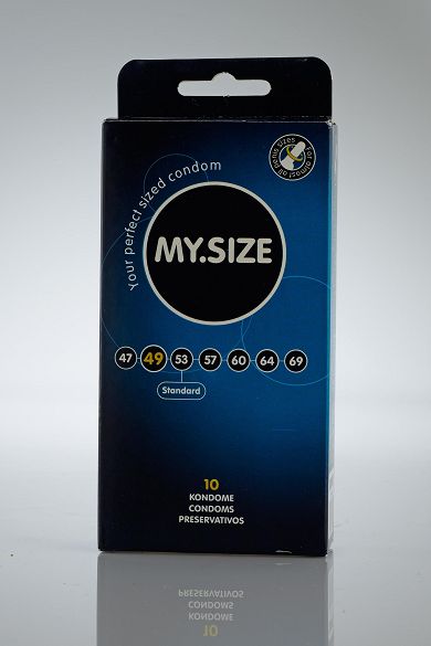 MY.SIZE Maßkondome, Größe 49, 10 Stück