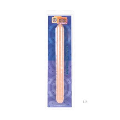 Doc Johnson Sex Toys 18 Inch Veined Double Header Black. Schwarz