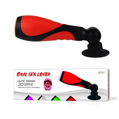  Oral Sex Lover Masturbator Masturbation Cup Vibrator mit 30 Vibrationsstufen und Saugnapf