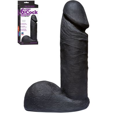 18 x 4 cm Vac-U-Lock UR3 Realistic black Cock
