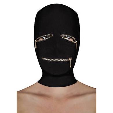 Extreme Reiverschlussmaske mit Reiverschlssen fr die Augen und den Mund