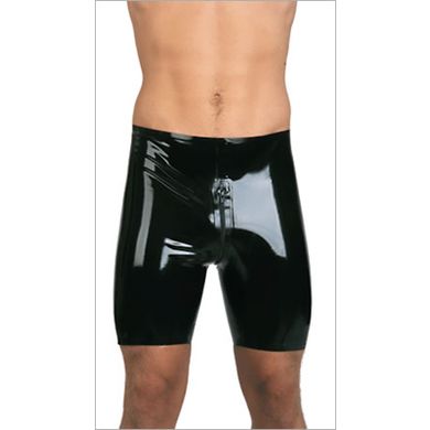 Latex Radlerhose mit 2-Wege-Reiverschluss