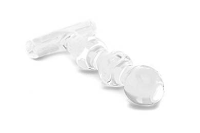 Extasialand Glasdildo Major - Analplug Butt Plug aus Glas mit Griff
